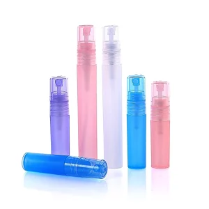 Factory 3ML 5ML 8ML 10ML 15ML 30ML Frosted PP Plastic Fancy Pen Spray Perfume Bottle with Pump