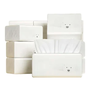 Factory 5 Ply Soft Eco Friendly Facial Tissue Water Absorbing Skin Friendly Facial Tissue Paper for Home Use