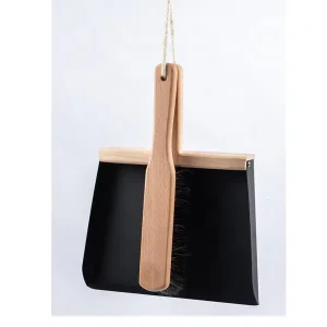Factory Best Selling Beech Wood Soft Hair Mini Broom and Dustpan Set