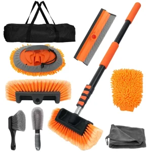 Factory Best Selling Cleaning Tool Set Suitable for Cleaning Glass Surfaces of Cars with Telescopic Cleaning Tools