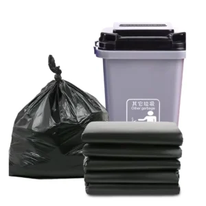 Factory Biodegradable Household Kitchen Heavy Duty Big Bin Can Liner Drawstring Trash Garbage Bag 50*55cm OEM Custom