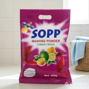 Factory Brand Sopp Washing Powder 100g 200g 400g Packing Floral Smell Washing Powder Soap Detergent