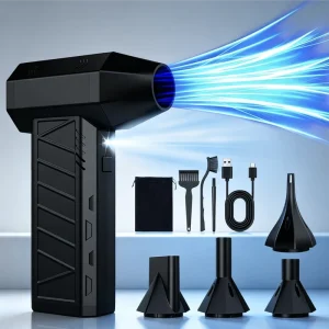 Factory Brushless Motor Wireless Portable air Duster 90 000 RPM Portable Turbo Fan Multi functional Household Tool