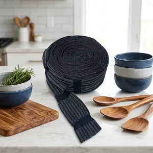 Factory Colorful Semi finished Dish Washing Steel Wire Scourer Pads Fabric in Rolls