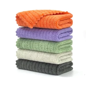 Factory Coral Fleece Micro Fiber Cloth with Strong Absorption Reusable for Kitchen and Household Cleaning