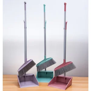 Factory Custom Broom and Dustpan Set Low Price Long Handle Folding Brooms Dustpans for Home Cleaning
