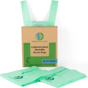 Factory Custom Cornstarch 100% Biodegradable Garbage Bag ASTMD 6400 Compostable Trash Bags