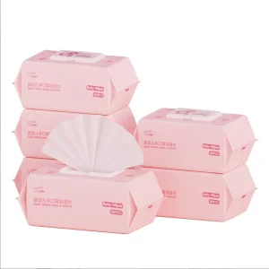 Factory Custom Logo Eco Friendly 80pcs Non Irritating EDI Pure Water Soft Baby Wipes for Cleaning Baby’s
