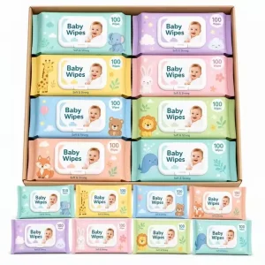 Factory Custom Logo Wet Wipes Toallitas Humedas Para Bebe Gran Pack Low Irritation OEM Baby Wipes