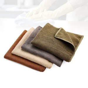 Factory Custom Microfiber Cloth Towel Car Cleaning Cloth Rag Microfiber Kitchen Drying Dish Towel
