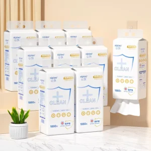 Factory Custom Package Eco friendly Soft Comfortable Household Virgin Hanging Type Facial Cleansing Tissues with Custom Logo