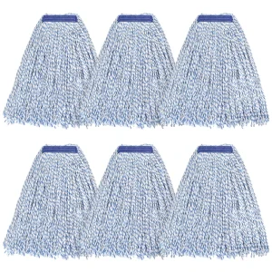 Factory Custom Replacement Heavy Duty Long end Cotton Mop Head for Commercial Industrial Easy Wring