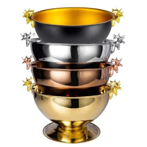 Factory Custom Stainless Steel Ice Buckets for Wine Barrels Modern Minimalist for Family Gathering Bar Wine Beer Ice Bucket