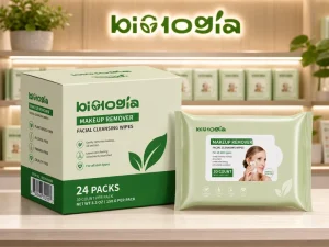 Factory Customizable Alcohol-Free Ultra-Soft Cleansing Facial Towelettes Makeup Remover Wipes