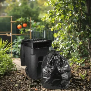 Factory Customization Large Black Heavy Duty Plastic Trash Bags