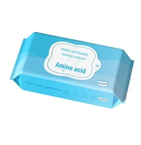 Factory Customized 40pcs Disposable Eco Friendly Non Woven Feminine Makeup Removal Wipes 13x18cm for Eye Shadow Foundation