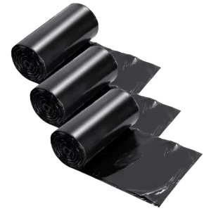 Factory Customized Black Garbage Bag Bin Liner Compostable Eco Friendly Household Trash Bags