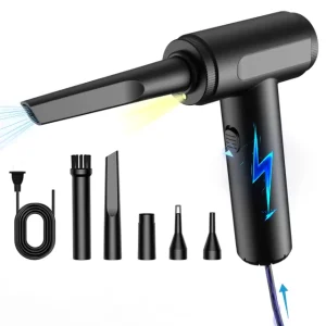 Factory Direct 2 in 1 Small Corded air duster and Vacuum Cleaner Multi functional Electric Hair Dryer Household Cleaning Tool
