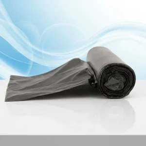 Factory Direct 55 Gallon Black PE Heavy Duty Side Gusset Trash Liner