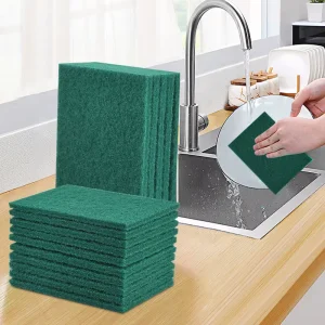 Factory Direct Abrasive Nylon Green Polishing Scouring Pad Diamond Sponge Cleaning Pad