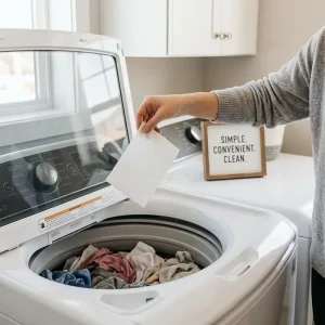 Eco-Friendly Biodegradable Laundry Detergent Sheets, Hypoallergenic, Natural, Ocean Lavender