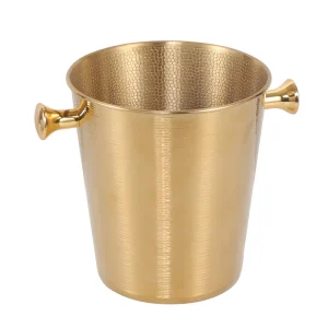 Factory Direct Custom OEM Stainless Steel Bar Accessories Wedding Beer Bottle Bucket Double Wall Service Ice Bucket