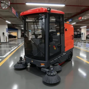 Factory Direct Customizable Outdoor Ride-On Electric High Pressure Floor Sweeper 1500W Self-Propelled 16000/h