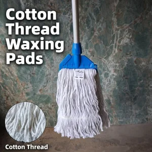 Factory Direct Detachable Cotton Yarn Wet Mop for Universal Threaded Handle Floor Cleaning