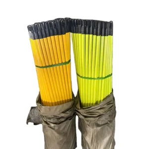 Factory Direct Diameter 22mm Thickness 0.22mm 0.25mm Powder Coating Metal Iron Broom Handle Stick