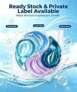 Factory Direct Dishwashing Capsules Pods for Low Temperature Cleaning No Pre-Rinse Unscented Hypoallergenic