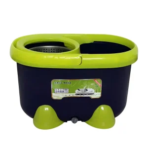 Factory Direct Dual Drive Hand Press Spin Mop and Bucket Set Magic Floor Cleaner for Bathroom Home Use with Wheels