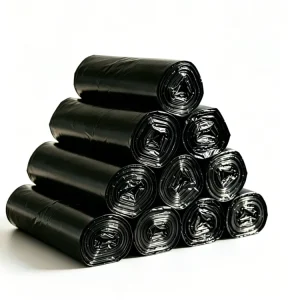 Factory Direct Heavy Duty PE Garbage Bag Roll Heat Seal Custom Logo Carton Packed Disposable for Household Products