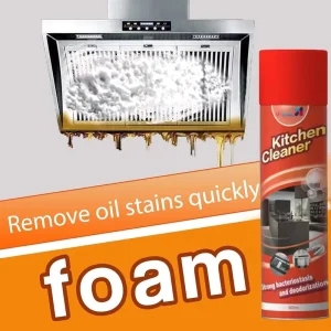 Factory Direct High Quality Waterless Kitchen Grease & Oil Stain Cleaner Foam Spray Great for Hot Selling Products