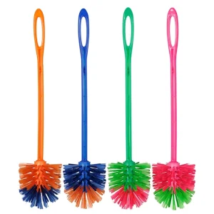 Factory Direct Highly Efficient Bathroom Clean Brush Toilet Bowl Brush Plastic Long Handle Low Price Toilet Brushes