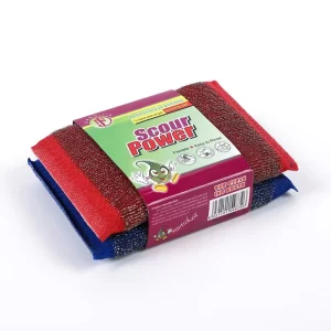 Factory Direct Kitchen Dishwashing Sponge, Stainless Steel Wire Scouring Pad