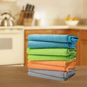 Factory Direct Kitchen Microfiber Dishwashing Cleaning Cloths