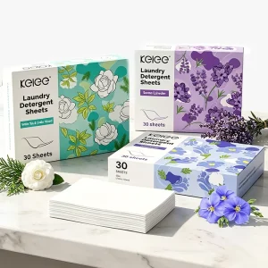 Factory Direct Laundry Detergent Eco Sheets with Protease, Eco-Friendly Soap Sheets