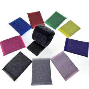 Factory Direct Multi-Layer Polyester Fabric Kitchen Dishwashing Sponge Raw Material