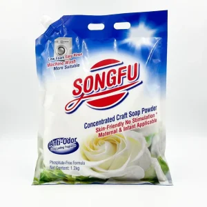 Factory Direct Natural Plant Soap Powder Phosphate Free Formula1.2kg Custom Laundry Detergent Eco Friendly