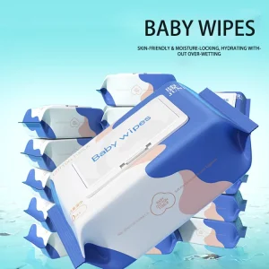 Factory Direct Non Woven No Alcohol No Harmful Ingredients Soft Baby Hand Mouth Wet Wipes for Daily Cleaning