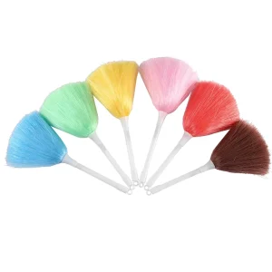 Factory Direct Plastic Computer Duster with Small Round-Head Brush, Model 050#