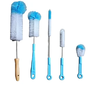 Factory Direct Plastic Handle Long Straw Cleaning Brush for Narrow-Neck Bottles