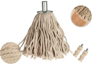 Factory Direct Sale Durable 200g Iron Metal Mop Head Refill Cleaning for Flat Floor House Cleaning OEM ODM for Nigeria
