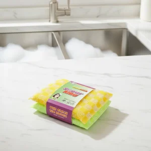 Factory Direct Sale Long Lasting Non Woven Kitchen Cleaning Scrub Sponge