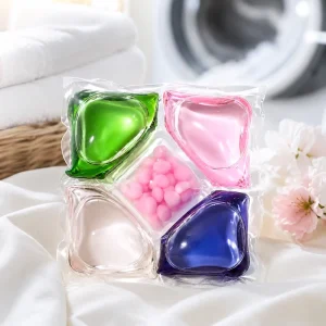 Factory Direct Sales 5 in 1 8G Laundry Pods Powerful Stain Remover Perfume Fragrance Long Lasting Eco Friendly REACH OEM ODM USA