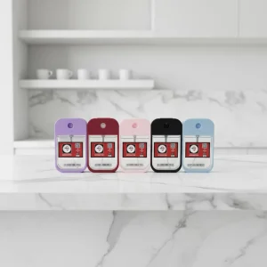 Factory Direct Sales Portable Apple Card Alcohol Based Hand Sanitizer 45ml 50ml Antibacterial Spray