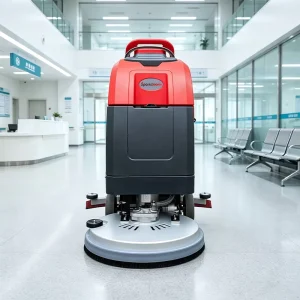 Factory Direct Supply Walk-Behind Industrial Automatic Floor Cleaner and Scrubber Hospital Grade