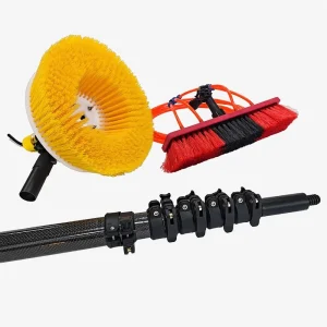 Factory Direct Window Cleaner Carbon Fiber Telescopic Pole Design for Efficient Cleaning Work Customizable Length