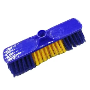 Factory Direct Wooden Handle Plastic Broom with Soft Bristles for Home Use