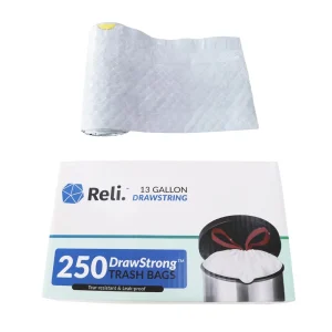 Factory Directly Supply Customized PVA Plastic Trash Bag Big Black Drawstring Garbage Bags with Barrier Feature Zipper Sacks Roll Flexo Printing Surface Handling